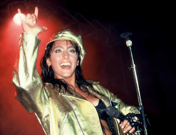 1989 : Sabrina en concert à La Réunion