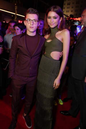 2019 : Zendaya et Tom Holland à l'avant-première de Spider-Man: Far From Home, Hollywood