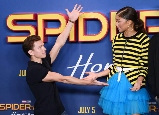 2017 : Zendaya et Tom Holland à l'avant-première de Spider-man Homecoming, Londres