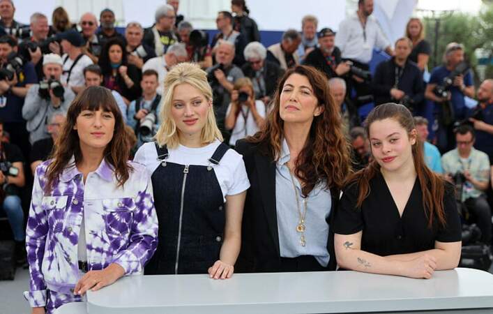 Pour le film "La Rosalie", elle s'est prêtée au jeu du photocall. 