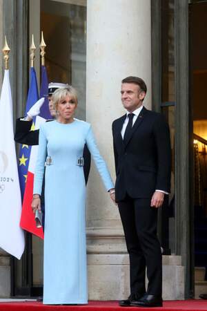 Brigitte et Emmanuel Macron à l'Elysée, le 6 mai 2024. 
